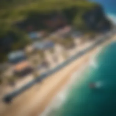 Breathtaking Aerial View of Goodwinds Aerial view of Goodwinds showcasing its stunning coastline
