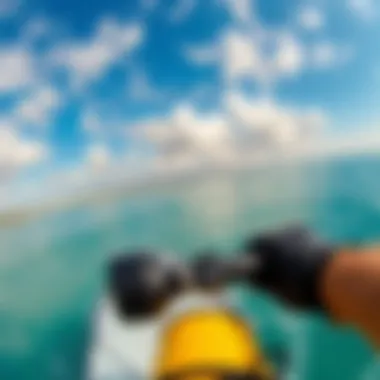 Scenic View Captured by GoPro Scenic kiteboarding view captured by GoPro mount