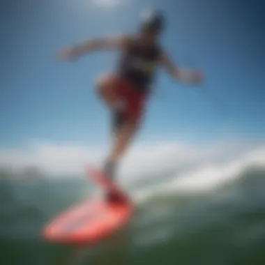 Creative angles achieved with GoPro line mounts during kiteboarding