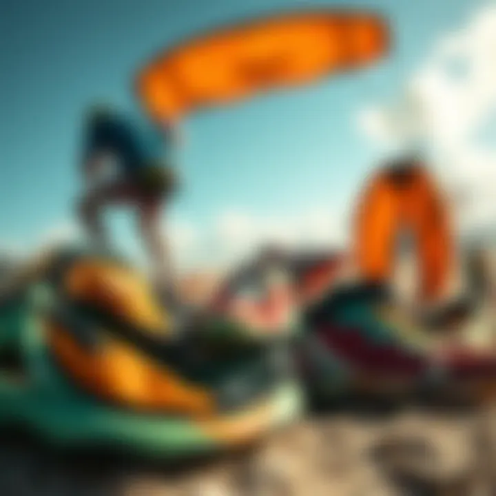 Innovative Eco-Friendly Gear A collection of eco-friendly kiteboarding gear