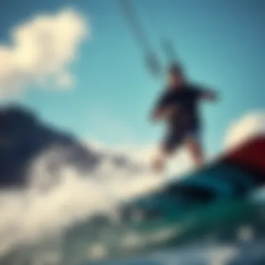 Mastering Kiteboarding Techniques Detailed view of kiteboarding techniques and maneuvers