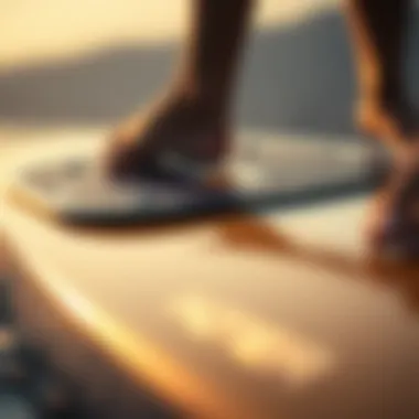 Innovative Design Features of Hover Surf Boards Close-up of the innovative design features of a hover surf board