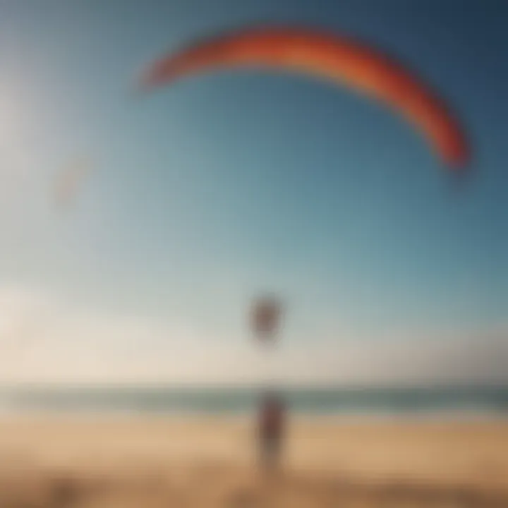 Illustration of kite performance influenced by line types