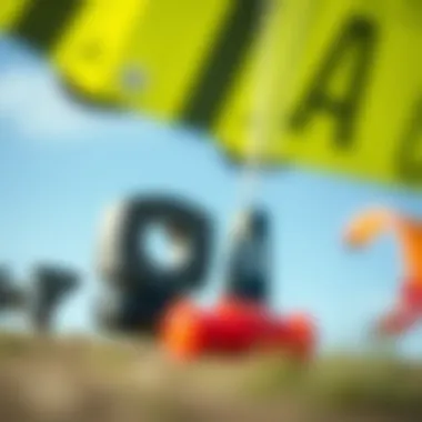 Quality kite repair parts from various brands, all in one image.