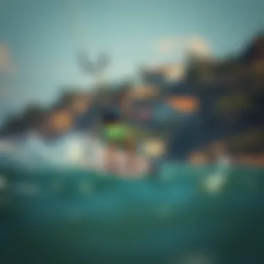 Performance Characteristics of Kite Surfboards Kiteboard rider demonstrating performance on water