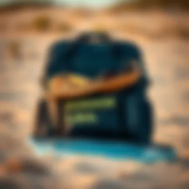 Kiteboard Bag Featuring Multiple Storage Compartments Kiteboard bag showcasing multiple compartments