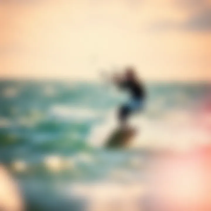 Mastering Advanced Kitesurfing Maneuvers An advanced kitesurfer performing an impressive maneuver