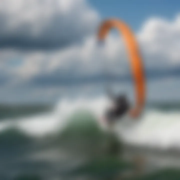 Wind patterns influencing kiteboarding on Lake Erie