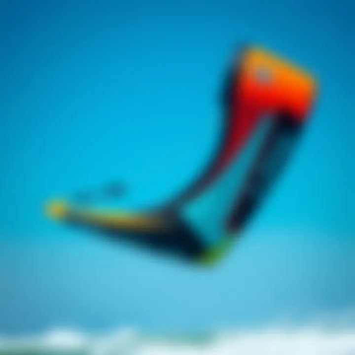 Innovative Design of LiquidForce Kites Close-up of LiquidForce kite showcasing innovative design