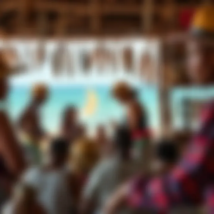 Showcase of Local Artisans Local artisans presenting their crafts, highlighting Dominican culture