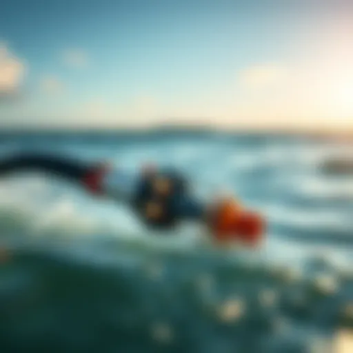 Innovative Design of Mystic Kite Pump A close-up of the Mystic Kite Pump showcasing its innovative design.