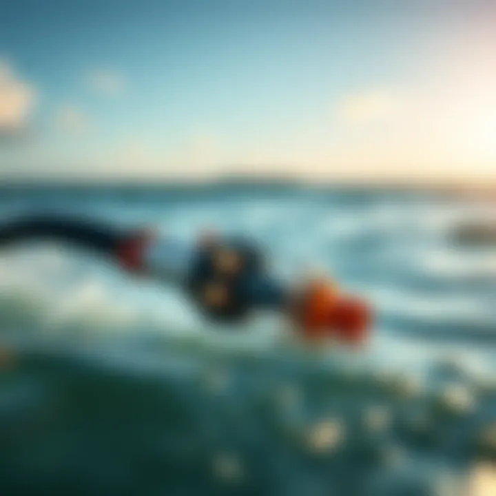 Innovative Design of Mystic Kite Pump A close-up of the Mystic Kite Pump showcasing its innovative design.