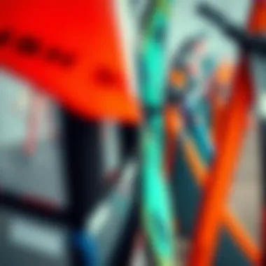 Variety of Naish Wing Foil Models Different models of Naish wing foils displayed