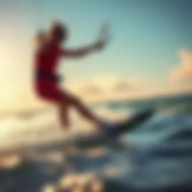 Performance Enhancement Tips for Kiteboarders Kiteboarding enthusiasts discussing tips for maximizing performance