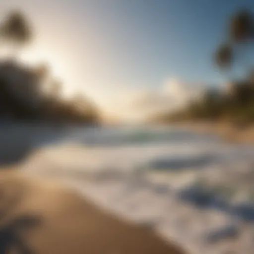 Scenic view of Cocoa Beach coastline