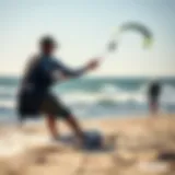 Elevate Your Kiteboarding Experience with the North Kite Pump North Kite Pump in action at the beach