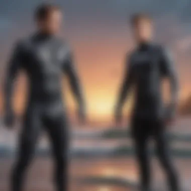 Comparative Analysis of Top Wetsuit Brands Brand comparison chart for thermal wetsuits