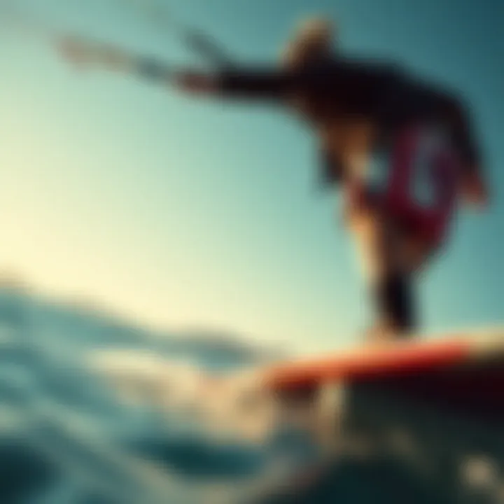 Rider Perspectives on the Skywalker Kiteboard Rider showcasing skills on Skywalker kiteboard