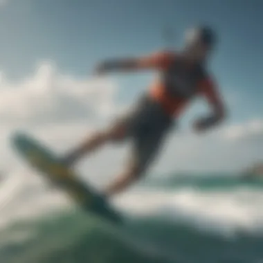 Trendy Kiteboard for Optimal Performance Stylish kiteboard showcasing latest designs