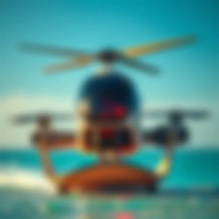 Advanced Hover Surfing Gear Close-up of advanced hover surfing equipment