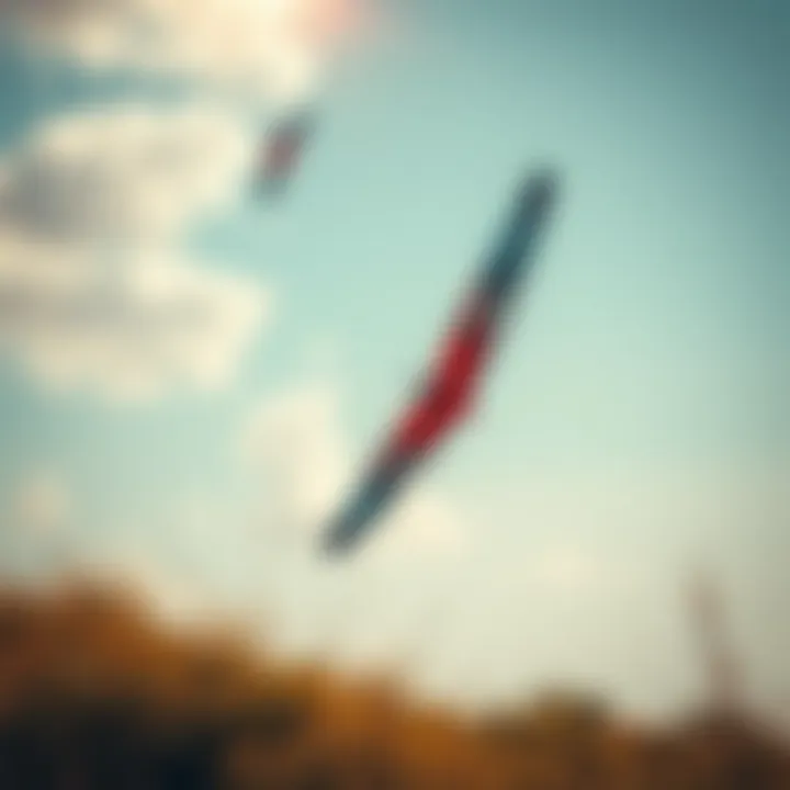 Dynamic Flight of Switchblade Kites Dynamic switchblade kite soaring through the sky