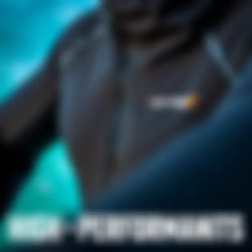 High-Performance Wet Suit Detail Detailed view of a high-performance wet suit for cold water kiteboarding