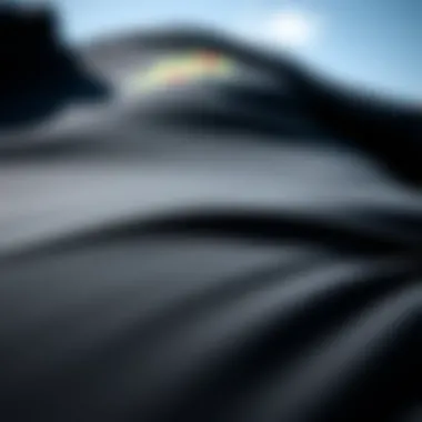 Flexible Neoprene Material Close-up view of neoprene material showcasing its flexibility and texture