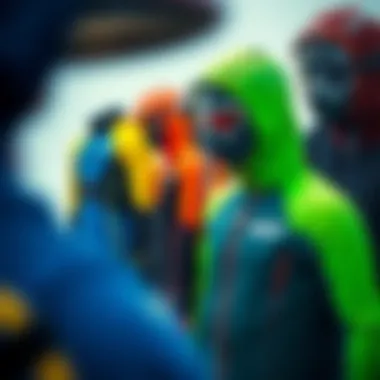 Exploring Drysuit Materials for Kitesurfing Different types of drysuits displayed to highlight various materials