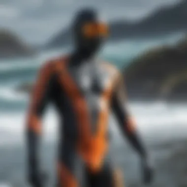 Thermal Technology in Wetsuits Illustration of thermal technology used in cold wetsuits