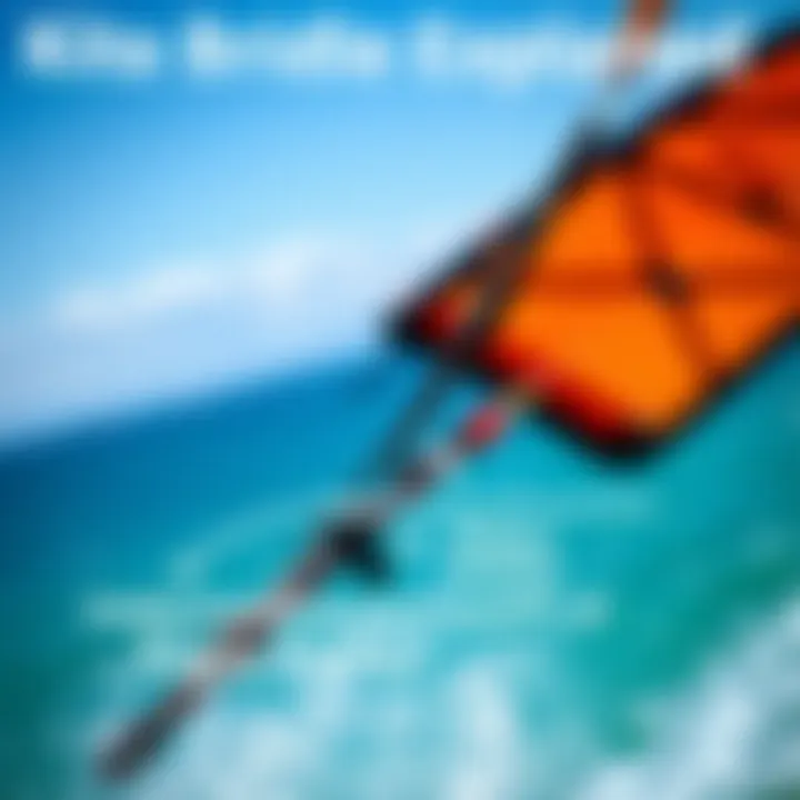 Kite Bridle System Explained Illustration of a kite bridle system explaining its role in flight stability