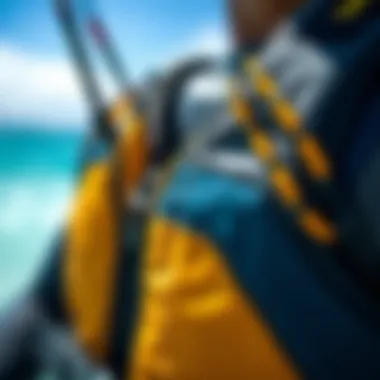 Innovative Materials for Optimal Comfort Close-up of materials used in kite surfing vests