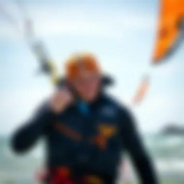Choosing the Right Vest for Your Adventure Kiteboarding enthusiast selecting a vest