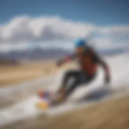 A detailed view of wind patterns affecting kiteboarding in Colorado