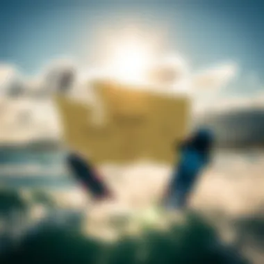 Exploring Kiteboarding Hotspots in Washington A detailed wind map showcasing Washington's kiteboarding hotspots