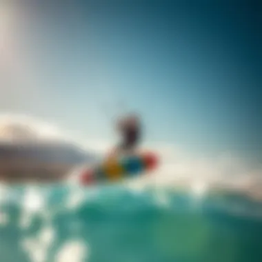 Innovative Technology in Waydoo Kiteboarding Gear Waydoo kiteboard showcasing advanced technology in action.