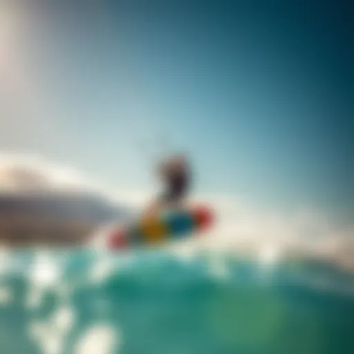 Innovative Technology in Waydoo Kiteboarding Gear Waydoo kiteboard showcasing advanced technology in action.