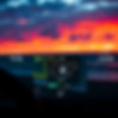 Understanding Weather Radar Indicators Screenshot of a weather radar interface with key indicators