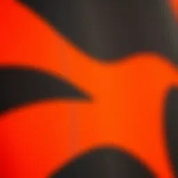 Close-up of Yamamoto neoprene texture showcasing its unique composition